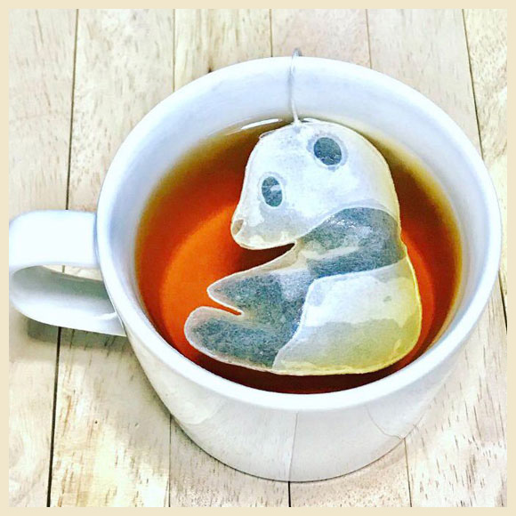 パンダのティーバッグ